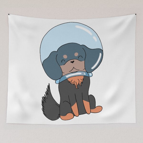 Item preview, Cavalier King Charles Spaniel - Black and Tan in Space designed and sold by jollyinu.