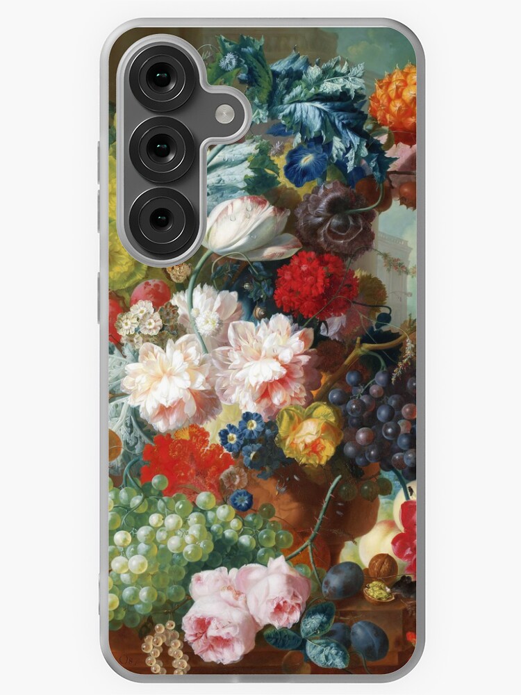 Aperçu 1 sur 4. Coque Samsung Galaxy avec l'œuvre Fruits et Fleurs Peinture Vintage créée et vendue par VintageArchive.