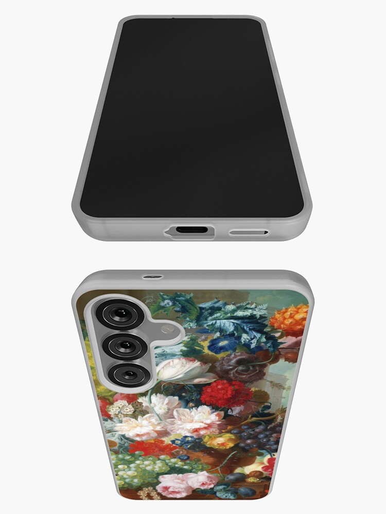 Aperçu 3 sur 4. Coque Samsung Galaxy avec l'œuvre Fruits et Fleurs Peinture Vintage créée et vendue par VintageArchive.