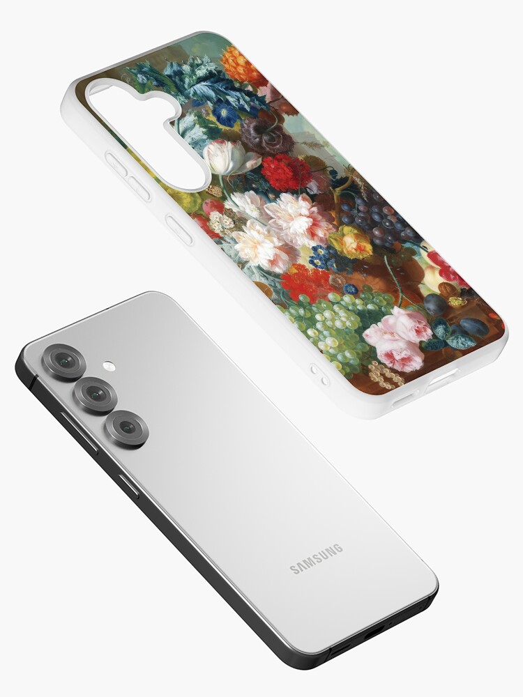 Aperçu 2 sur 4. Coque Samsung Galaxy avec l'œuvre Fruits et Fleurs Peinture Vintage créée et vendue par VintageArchive.