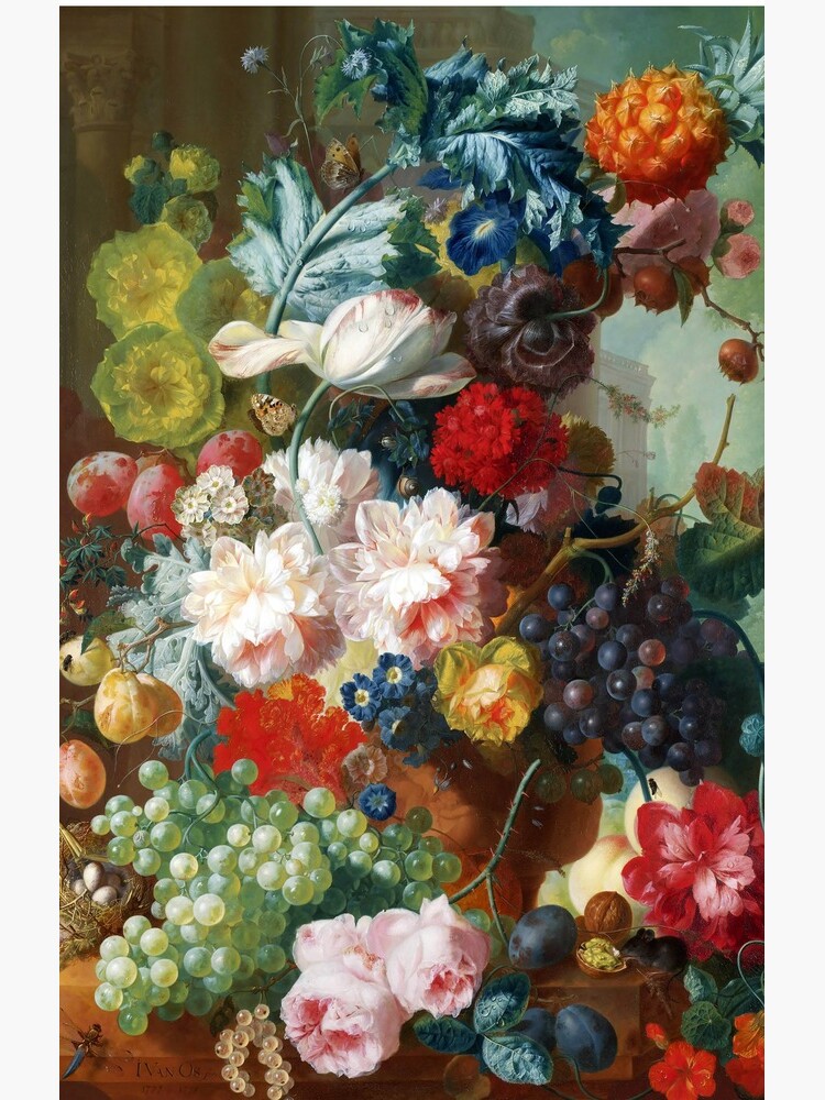 Aperçu 4 sur 4. Coque Samsung Galaxy avec l'œuvre Fruits et Fleurs Peinture Vintage créée et vendue par VintageArchive.