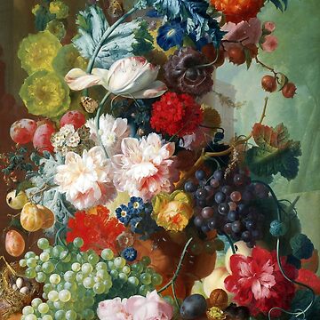 Aperçu de l'œuvre Fruits et Fleurs Peinture Vintage de VintageArchive