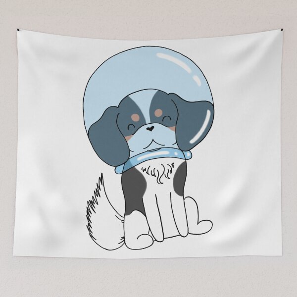 Item preview, Cavalier King Charles Spaniel - Tri in Space designed and sold by jollyinu.