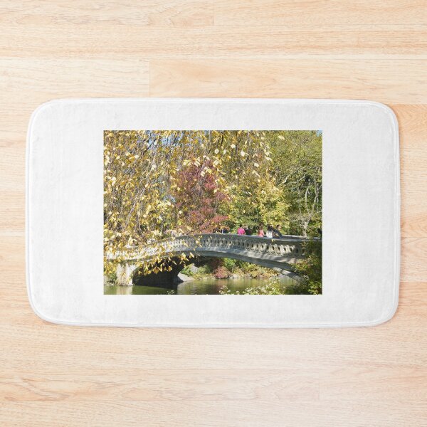 Item preview, Central Park Bridge in Autumn, New York City designed and sold by lenspiro.