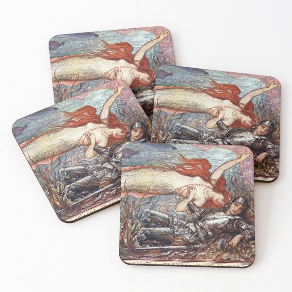 Item preview, Mermaid and Prince - Henry Justice Ford designed and sold by forgottenbeauty.