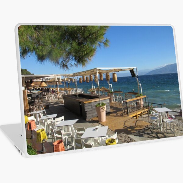 Beautiful Greek Beach Laptop Skin