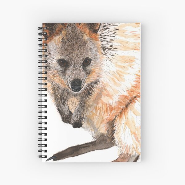 Quokka Animal Australian Fauna Spiral Notebook