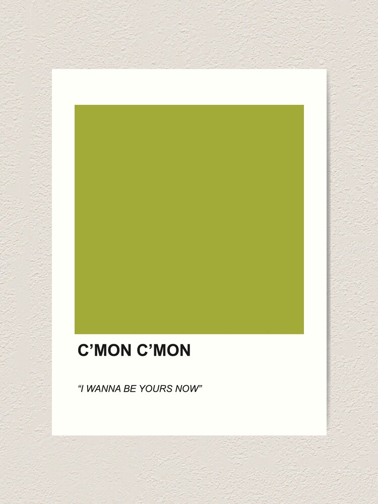 C Mon C Mon Pantone One Direction Art Print By Spunkylaurenn Redbubble redbubble