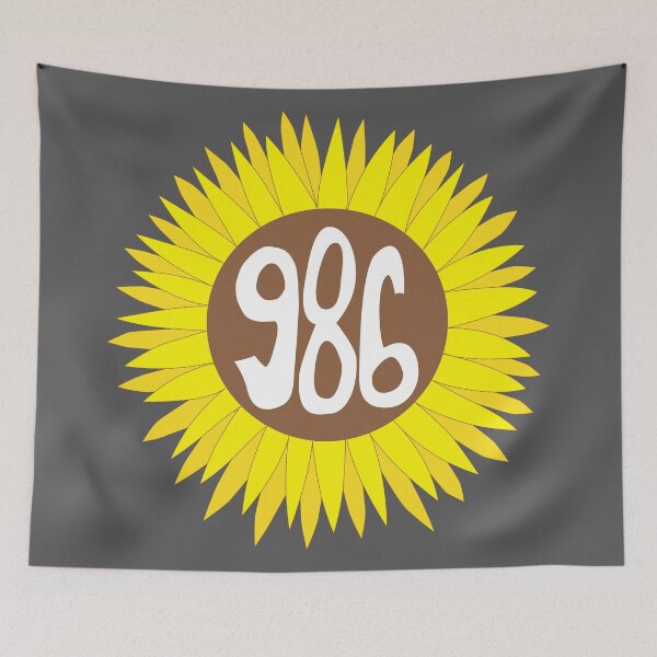 Item preview, Hand Drawn Idaho Sunflower 986 Area Code designed and sold by itsrturn.