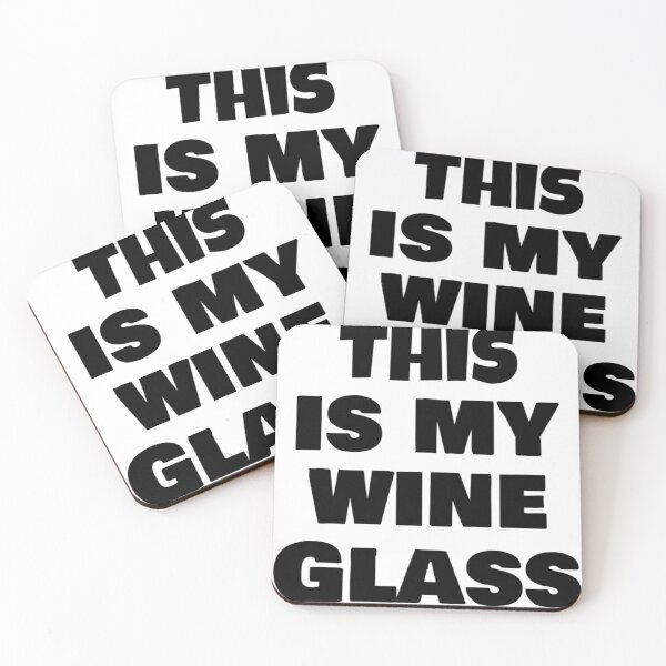 Item preview, coffee mug with the words THIS IS MY WINE GLASS designed and sold by theartsycottage.