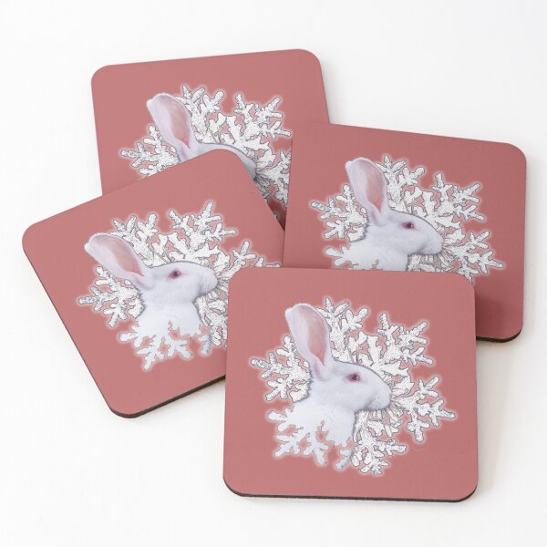 Item preview, Winter Snow Hare 2 Pink designed and sold by artistdiat.