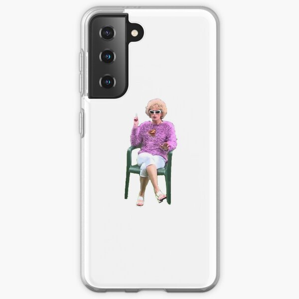 Kath Day Knight having a smoke Samsung Galaxy Soft Case