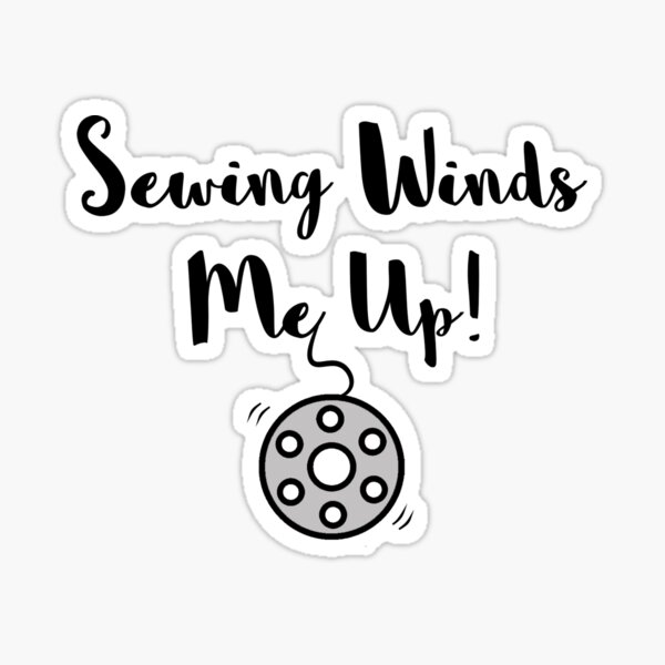 Item preview, Sewing Winds Me Up  designed and sold by sewcal.