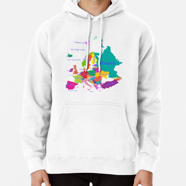 Russia Flag Map' Men's Hoodie