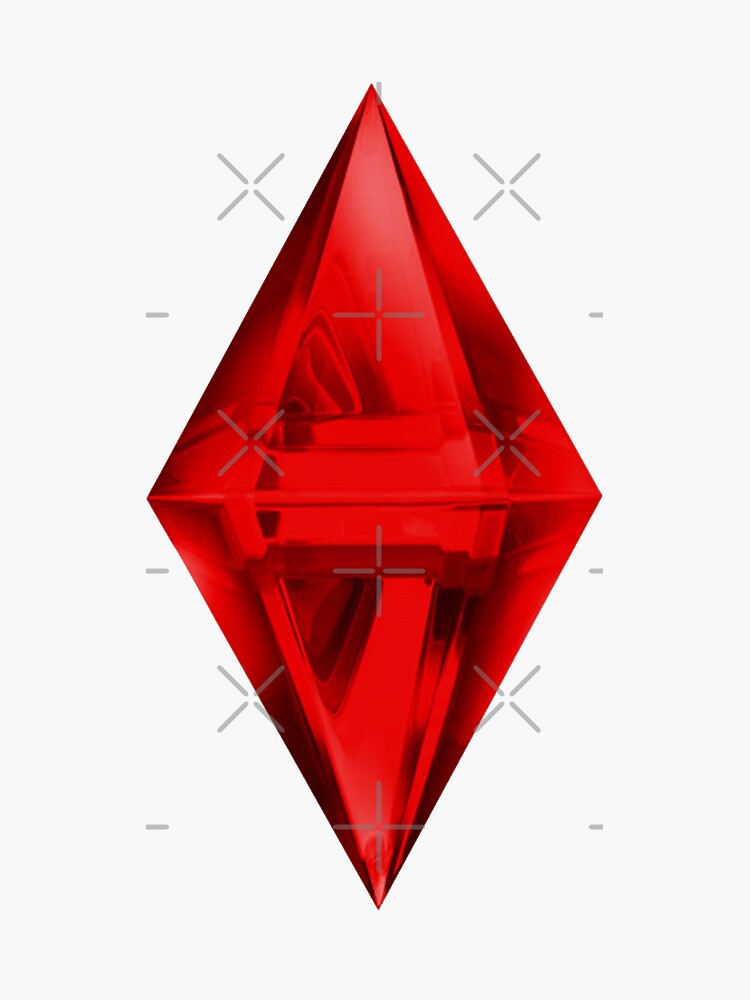 Sims 4 Red Plumbob Sticker For Sale By Darlingmegski Redbubble