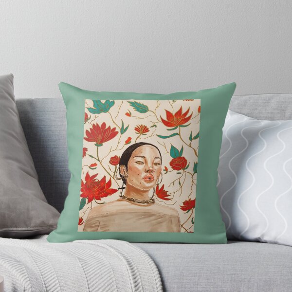 Item preview, Floral Portrait  designed and sold by Zainab Anwar.