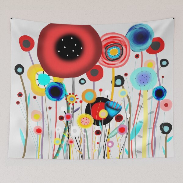 Item preview, Coming from the inside - Poppies, Red poppies Poppies painting. designed and sold by rupydetequila.