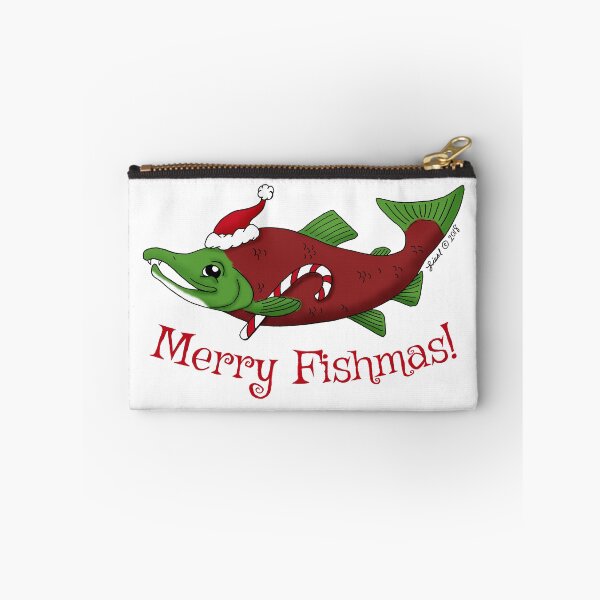 Item preview, Christmas Salmon designed and sold by sharkbait83.