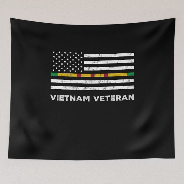 Item preview, Vietnam Veteran Thin Line American Flag Pride designed and sold by Revinct-Designs.