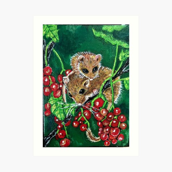 Harvest Mice Art Print