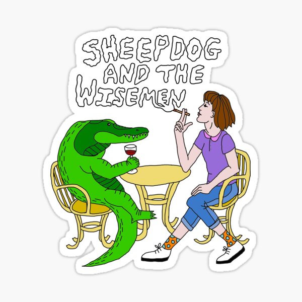 Sheepdog and the Wisemen! Sticker