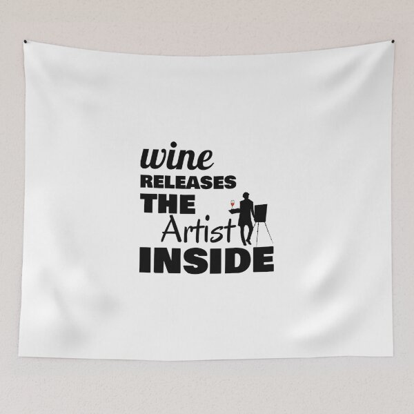 Item preview, Wine releases the artist inside designed and sold by theartsycottage.
