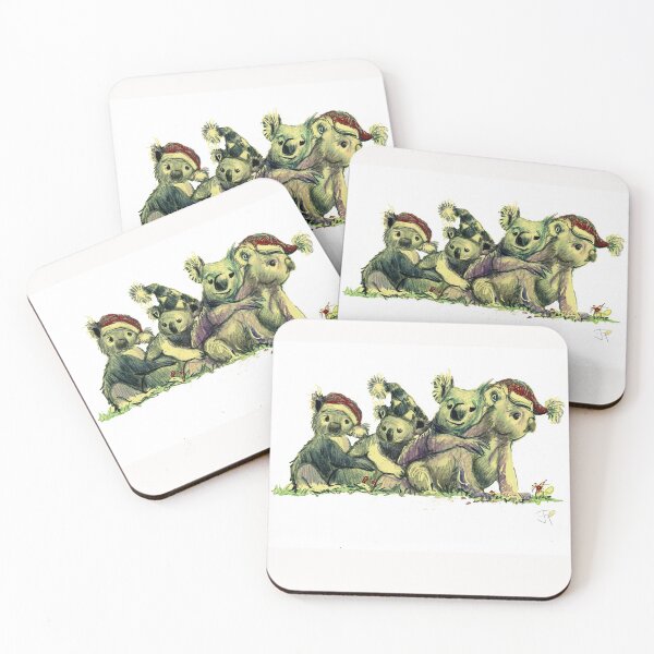 Item preview, Koala Family - Card Three of Xmas /Bush Bambinos’ designed and sold by Julie Fearns-Pheasant.