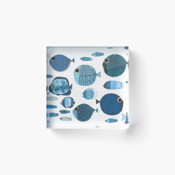Item preview, Blue School of Fish designed and sold by MadeByCBK.