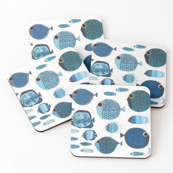 Item preview, Blue School of Fish designed and sold by MadeByCBK.