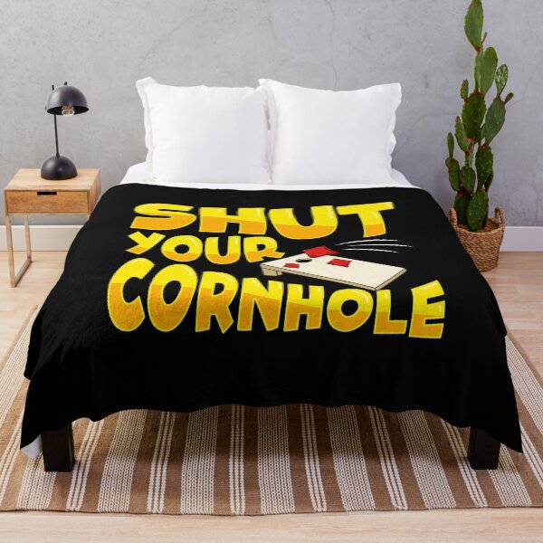 Item preview, Cute & Funny Shut Your Cornhole Bean Bag Tossing designed and sold by perfectpresents.