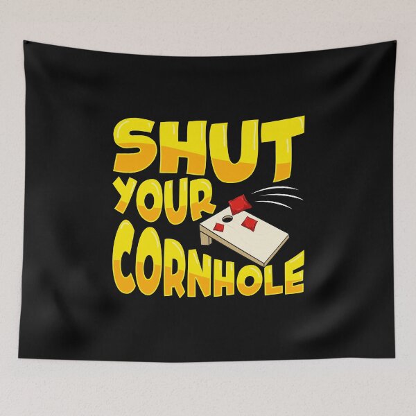 Item preview, Cute & Funny Shut Your Cornhole Bean Bag Tossing designed and sold by perfectpresents.