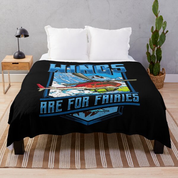 Item preview, Wings Are For Fairies Helicopter Pilot Flying Pun designed and sold by perfectpresents.