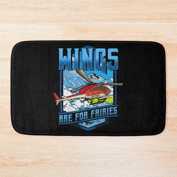 Item preview, Wings Are For Fairies Helicopter Pilot Flying Pun designed and sold by perfectpresents.