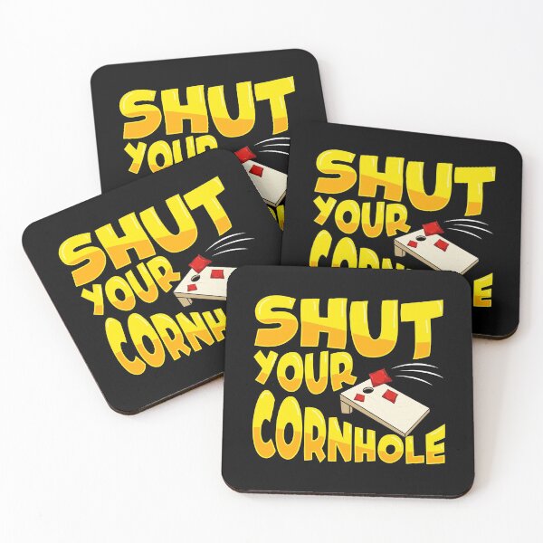 Item preview, Cute & Funny Shut Your Cornhole Bean Bag Tossing designed and sold by perfectpresents.