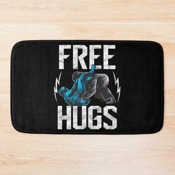Item preview, Cute Free Hugs Jiu Jitsu BJJ Martial Arts designed and sold by perfectpresents.