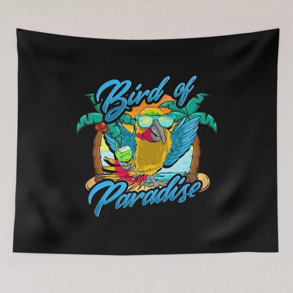 Item preview, Bird Of Paradise Parrot Relaxing Beach Vacation designed and sold by perfectpresents.