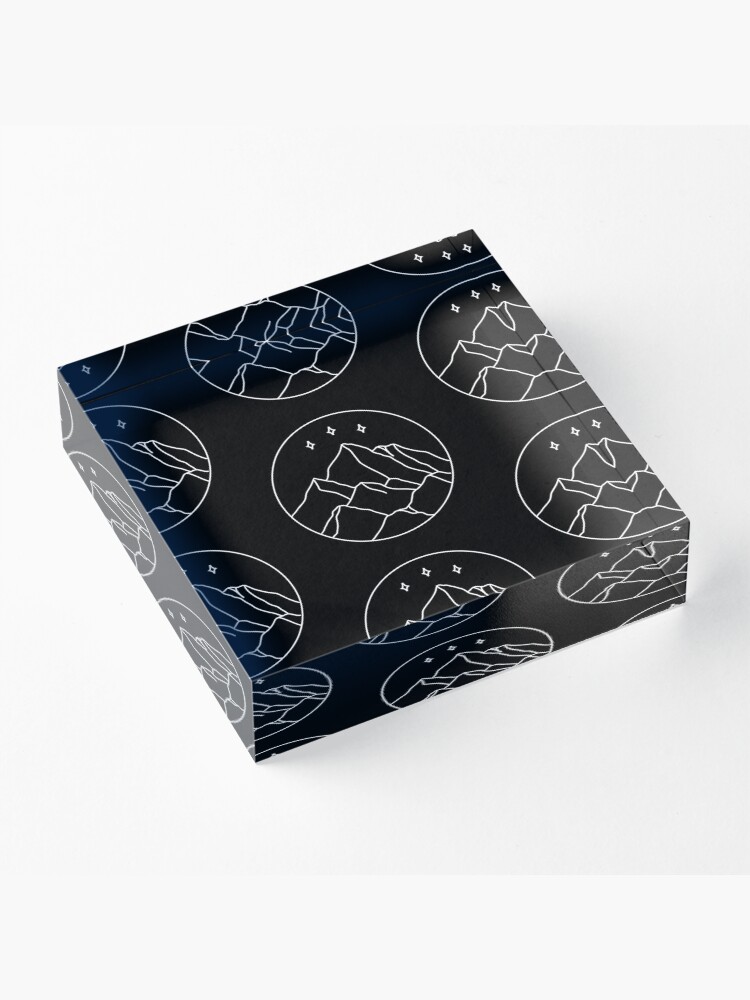 Alternate view of The Night Court (small) Acrylic Block