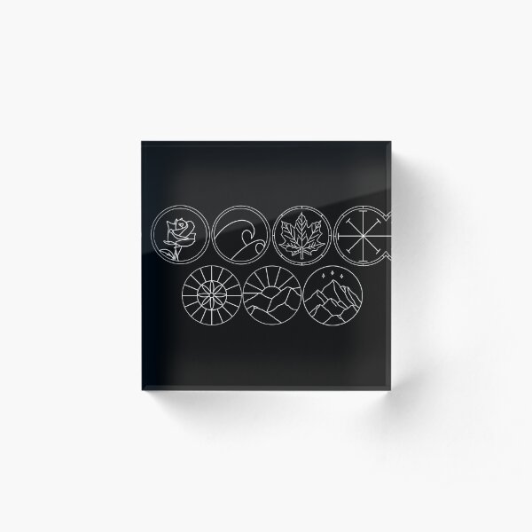 Prythian Courts Acrylic Block