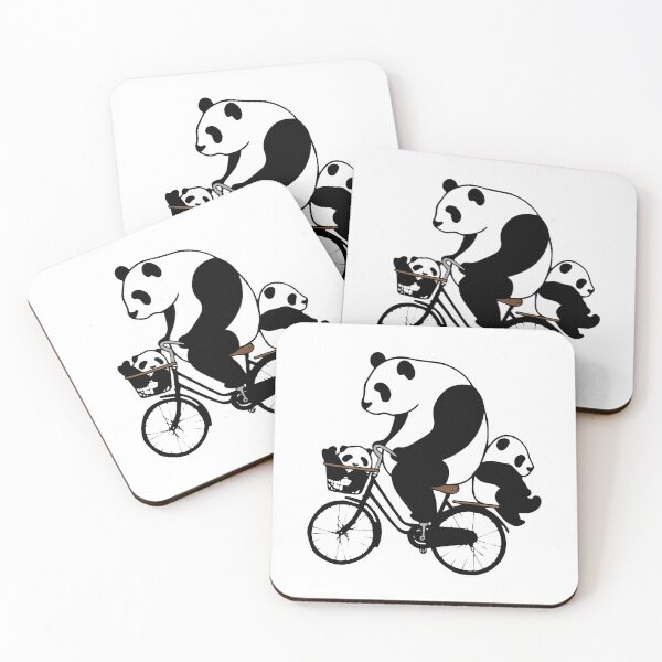 Item preview, Panda bear cycling designed and sold by theneurocyclist.