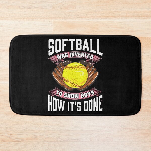 Item preview, Softball Was Invented To Show Boys How It's Done designed and sold by perfectpresents.