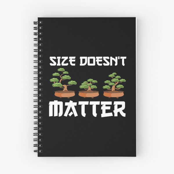 Item preview, Funny Size Doesn't Matter Small Bonsai Tree Plant designed and sold by perfectpresents.