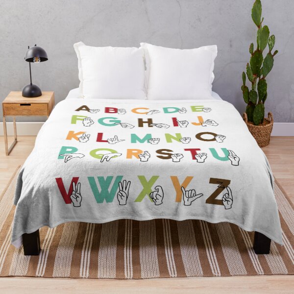 Item preview, Sign Language ASL Alphabet - Forest Woodland designed and sold by Debi Chambers.