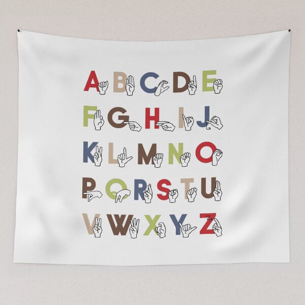Item preview, ASL Alphabet Sign Language - Country designed and sold by Debi Chambers.