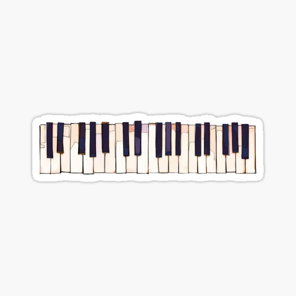 piano Sticker