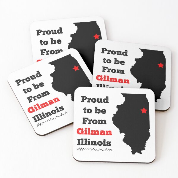 Item preview, Gilman Illinois Pride Design designed and sold by GeographerDude.