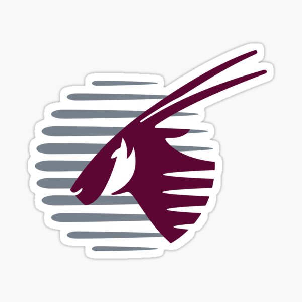 emblema Nazionale Stato di Qatar 90mm PEGATINA ADESIVO Decalcomania Qatar STEMMA
