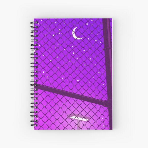 Chain Link Silhouette Spiral Notebook