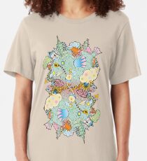 Puffer Puffing On A Water Pipe Slim Fit T-Shirt