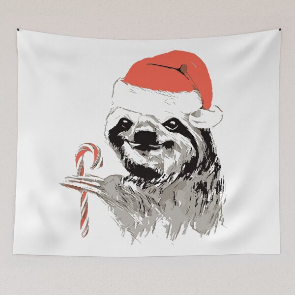 Item preview, Santa Sloth  designed and sold by savesarah.