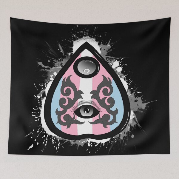 Artikelvorschau, Trans Flag Planchette entworfen und verkauft von stitchasylum.